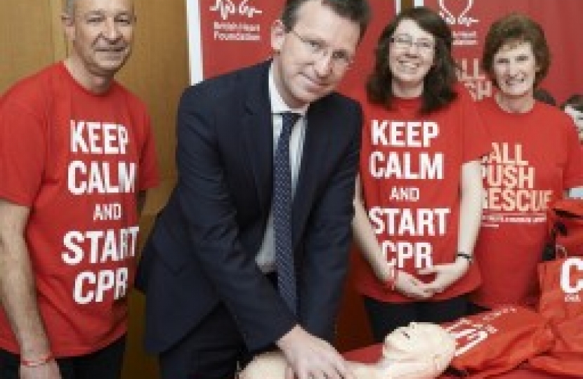 British Heart Foundations Nation Of Lifesavers Jeremy Wright Mp