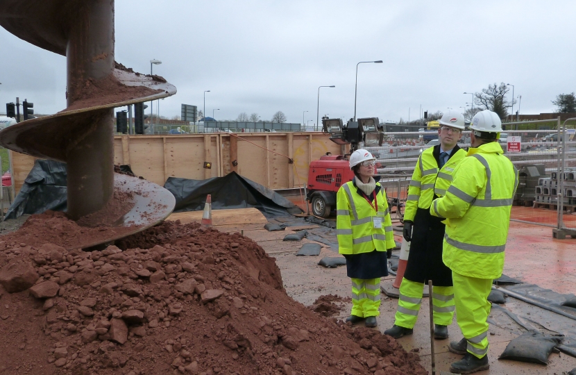 Jeremy Wright MP at site